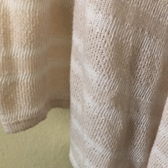 Volcom striped cream & white high low cardigan - Picture 4 of 9